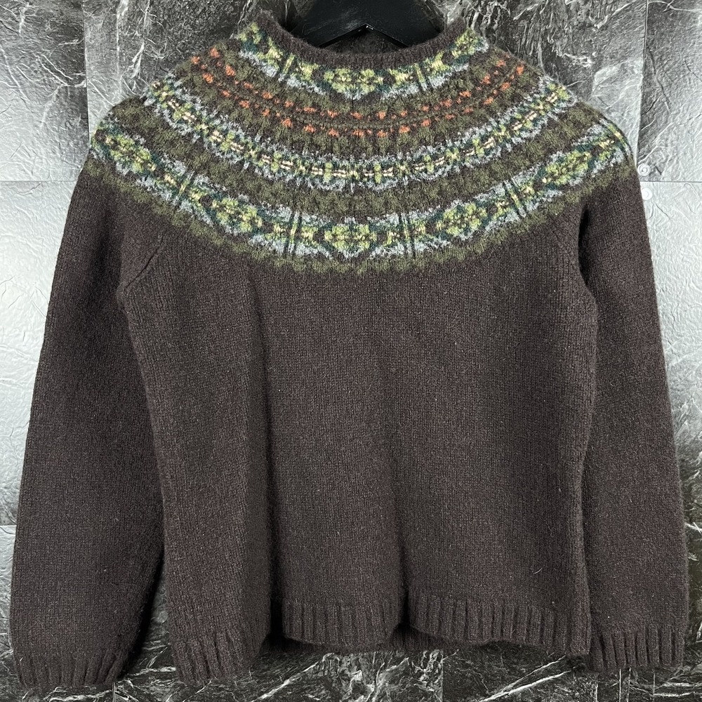 Polo Ralph Lauren Women's Hand Knit Isle Wool Sweater Fits Medium